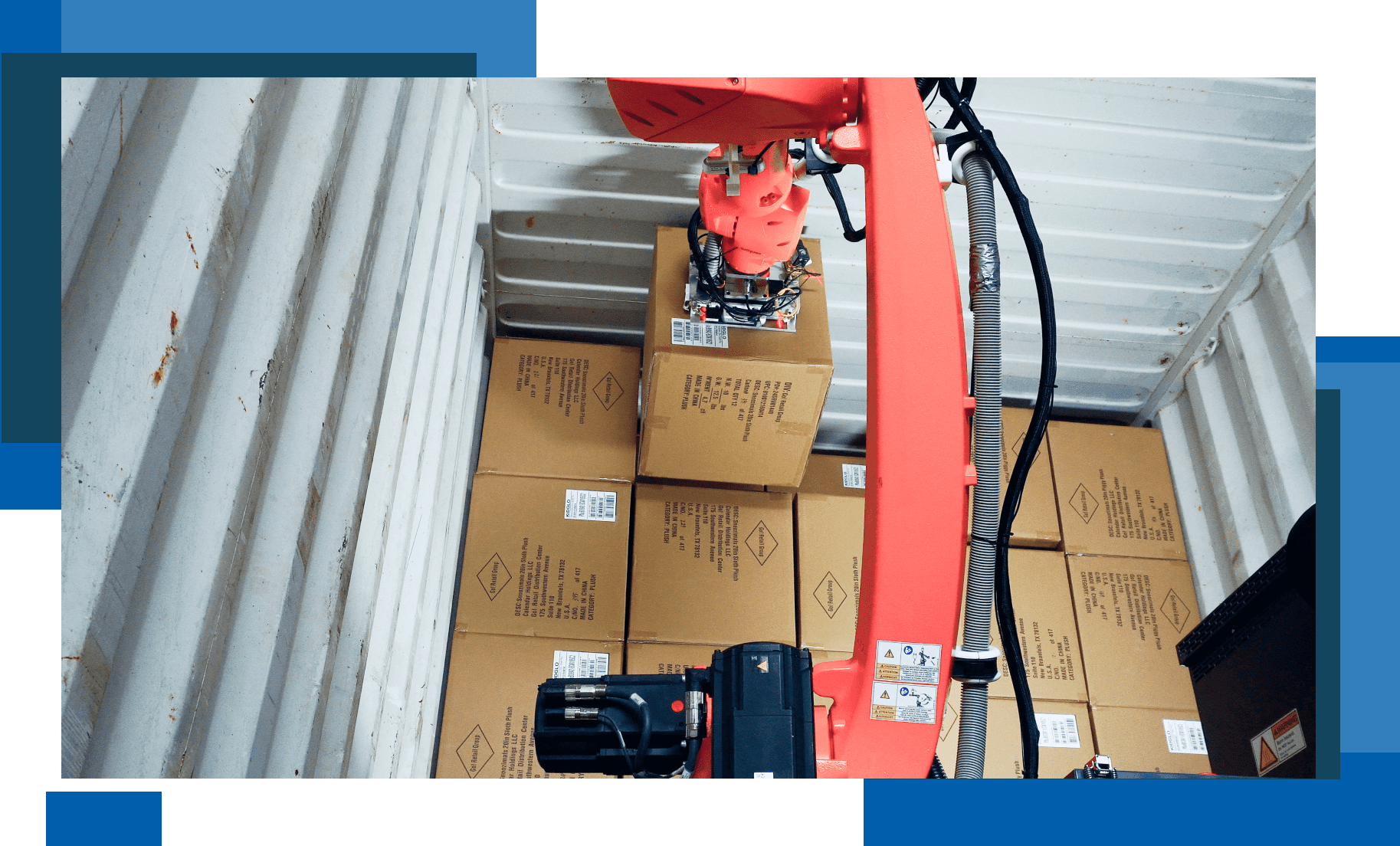 container unloading robot